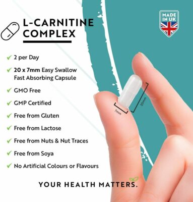 L-Carnitine Complex - Amino Acid - 150 Vegan Capsules