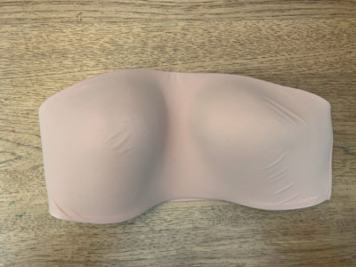 Victoria's Secret Beige SMALL  Love Cloud Wireless Strapless Lounge Bra VS