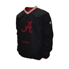 Alabama Crimson Tide Franchise Club Post Game Windbreaker Jacket - Black