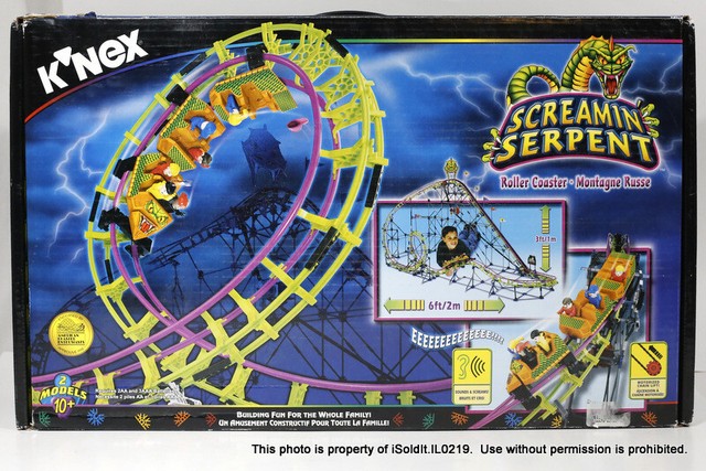 knex screamin serpent roller coaster