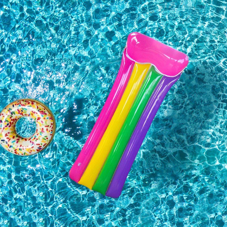 Multifunctional PVC Inflat Air Mattress Durable Smooth Swimming Pool