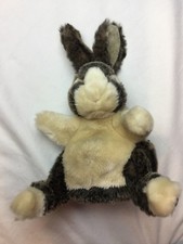 Bunny Folkmanis Hand Puppet Baby Dutch Rabbit Plush Animal Preschool Daycare EUC