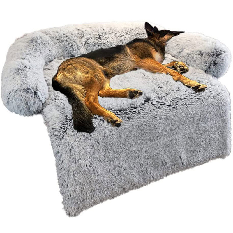 Dog Pet Calming Bed Sofa Warm Nest Washable Furniture Protector Mat Car