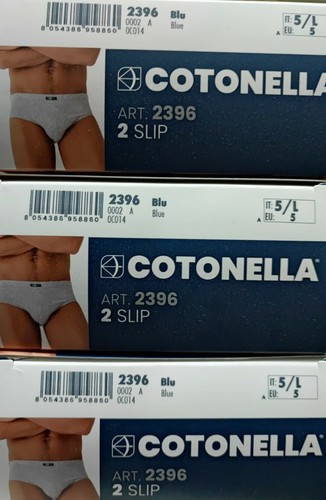 6 SLIP - BOXER UOMO COTONELLA 2396-2397 MUTANDA ELASTICIZZATO ELASTICO INTERNO - Foto 8 di 13