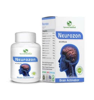  Neurozon Capsules - 60 Caps - Ayurveda Redefined Brain Activator