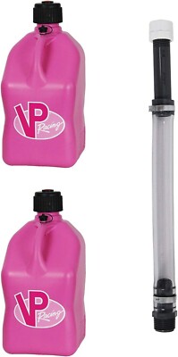 VP Racing Fuels 5-Gallon Utility Container Pink and 14? Hose Kit (2 Pack)