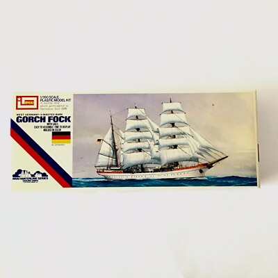 Imai Kagaku West Germany 3 Masted Bark Gorch Fock 1/350 Plastic Model ...
