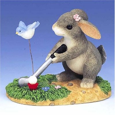 Fitz & Floyd Charming Tails- Keep Your Eye on the Birdie- New in Box- 87/803