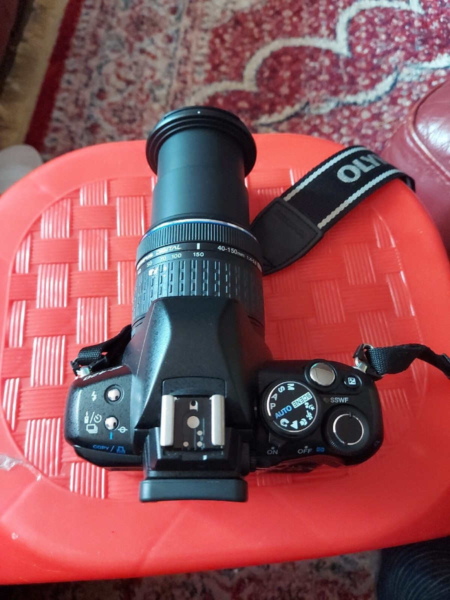 OLYMPUS E-420 Black DIGITAL CAMERA+ Lens 40-150. No Lens Cap. For OLYMPUS E-420 Black DIGITAL CAMERA+ Lens 40-150. No Lens Cap. For