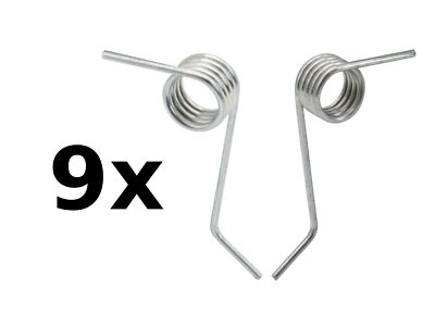 9x Feder-Set passend WOLF-Garten AMBITION V357B, V389B / MTD OPTIMA 35VO, 38VO
