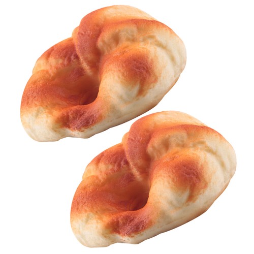 5 Pack Imitierter Flacher Bagel Fotografie Requisiten Brotmodell Nachbildung - Zdjęcie 10 z 10