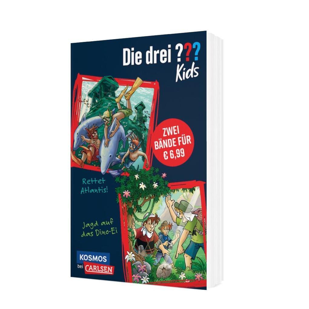 Thumbnail - Die Drei ??? Kids: Doppelband - Enthält Die Bände: Rettet Atlantis /