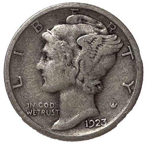 1923 MERCURY SILVER DIME ZX10 | eBay