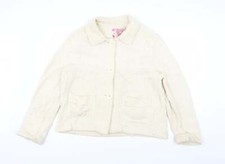 Renaissance Womens White Jacket Size 14 Buckle