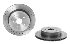 Brembo 09.7813.2X Xtra UV Coated Pillar Vented drilled Rear Rotor OE# 26700FE050