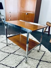 MID CENTURY Danish modern design serving cart- bar trolley