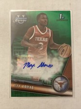 2023-24 Bowman Chrome U Max Abmas 1st Bowman Auto Autograph Green #85/99