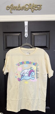 Adult Cinnamoroll Unicorn Off White T Shirt Large NWT