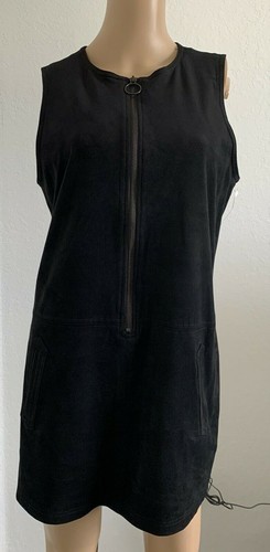ABITO FOREVER 21 TG M ZIP DAVANTI SENZA MANICHE NERO - Foto 2 di 12