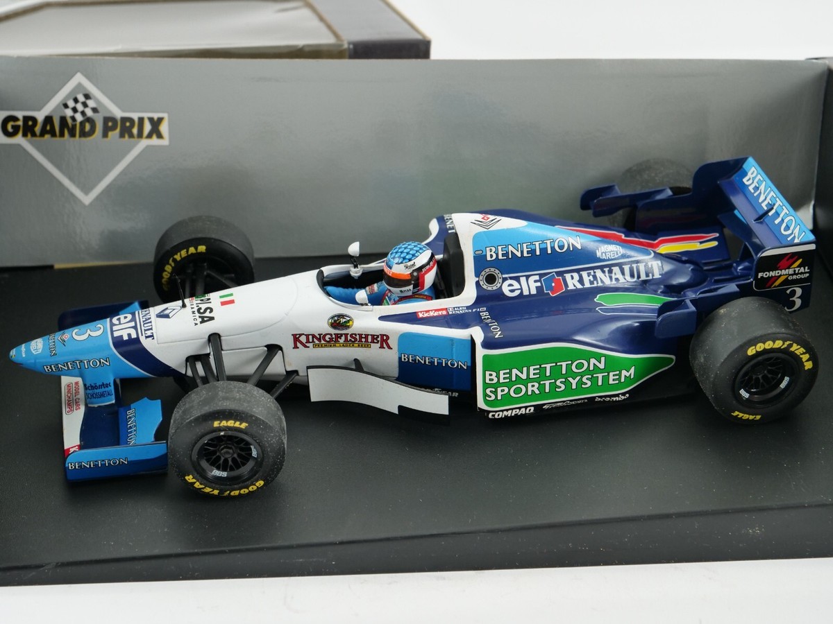 Benetton Renault Sport B201 GP USA 2001 J Button Minichamps 1:43 #400 010108 Edición limitada 2811 piezas Artículo de coleccionista de F1 - España