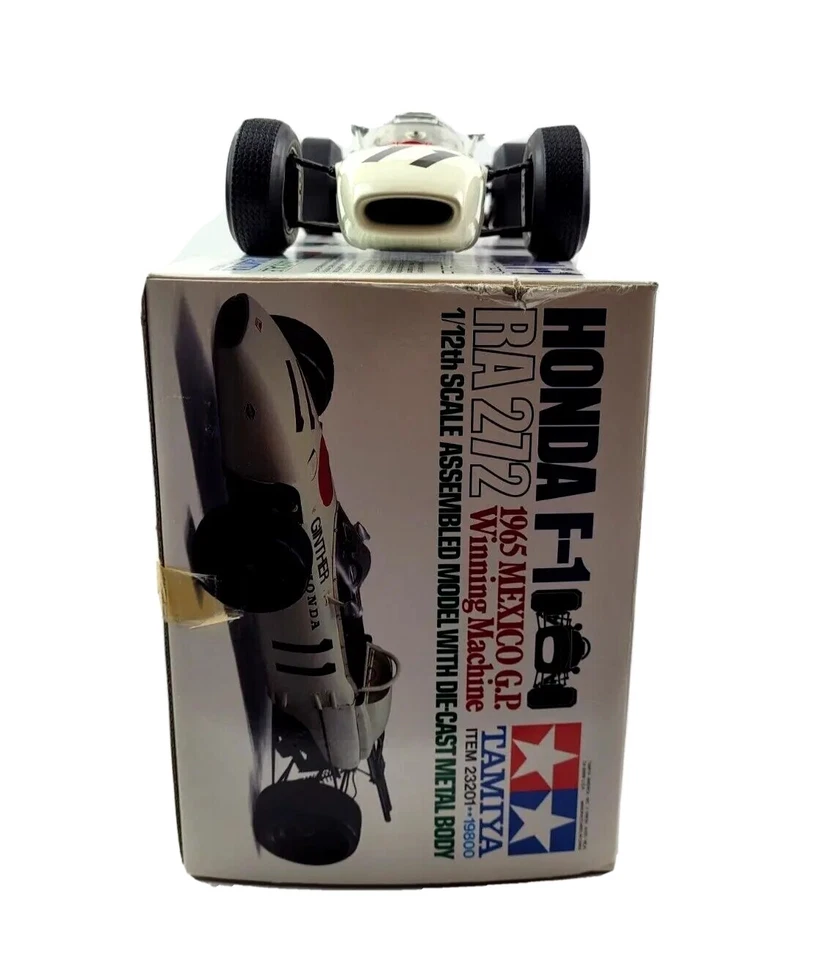 Tamiya 1/12 Honda F-1 RA272 1965 México GP Máquina ganadora Acabado Diecast Kit Foto 4 de 4