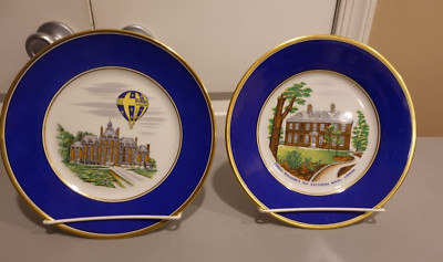 (2) FORBES MAGAZINE  RICHARD GINORI  PLATES FLORENCE ITALY 8.5  VG COND.