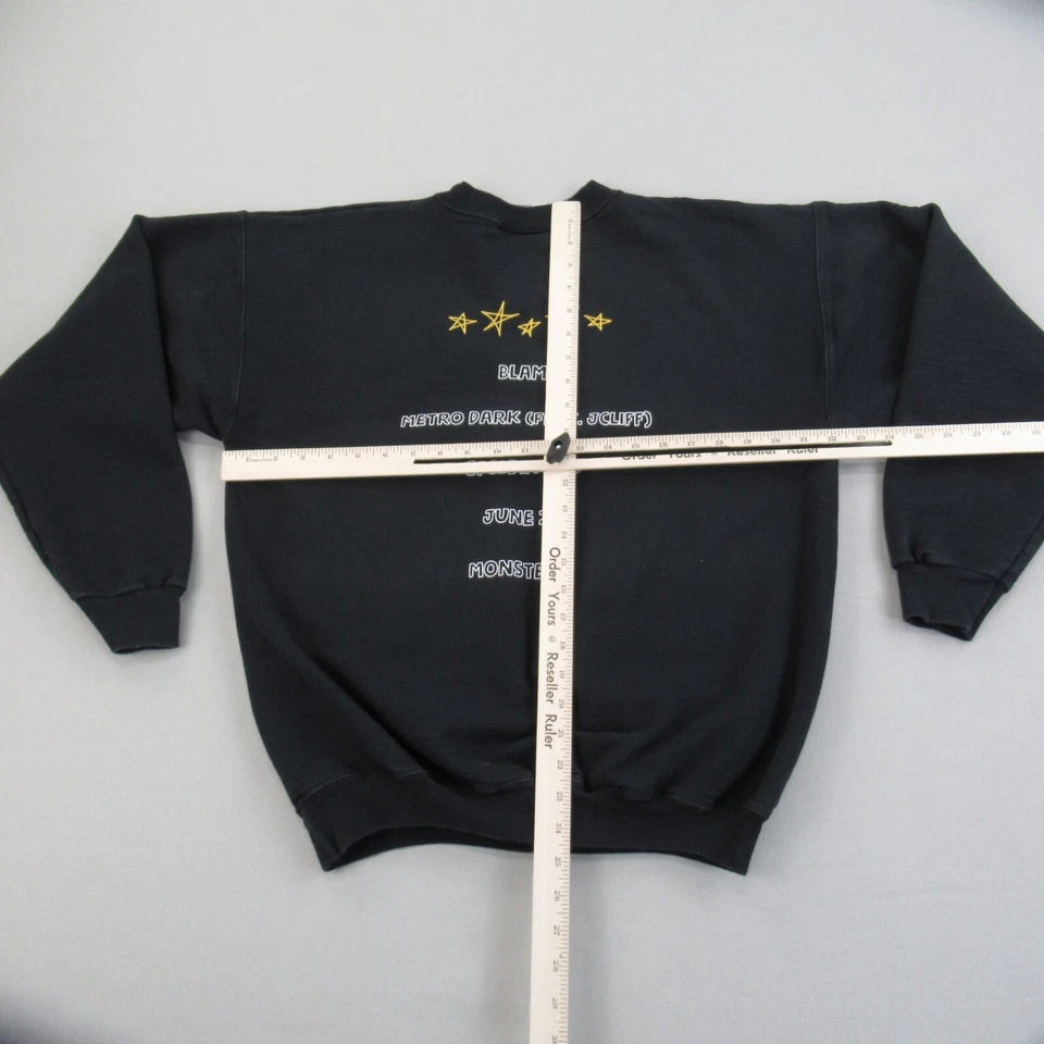 Sudadera De Colección Rap Para Hombre Grande Negra The Ville Pt 1 Y2k Años 90 Hip Hop J. Cole Foto 4 de 4