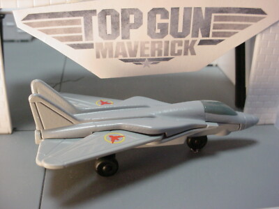 2020 TOP GUN MAVERICK Design SWING WING Jet  gray; red/yellow Matchbox LOOSE
