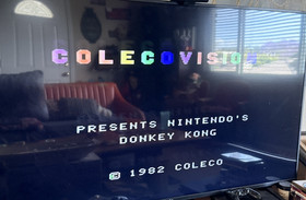 Colecovision Console 100% complete w/ Atari module 4 games original 1982 WORKS !