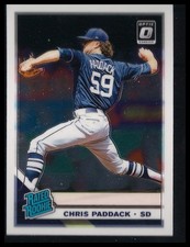 Chris Paddack 2019 Donruss Optic Rated Rookie Card!!. rookie card picture