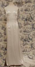 Spaghetti Strap Cymbeline Wedding Dress With Train Size 42