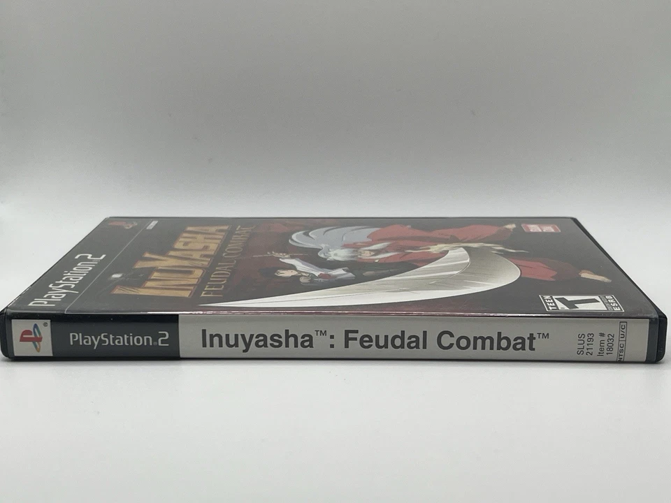 Inuyasha: Feudal Combat (Sony PlayStation 2 PS2, 2005) CIB W/ Reg Card - TESTED - Image 4 of 4