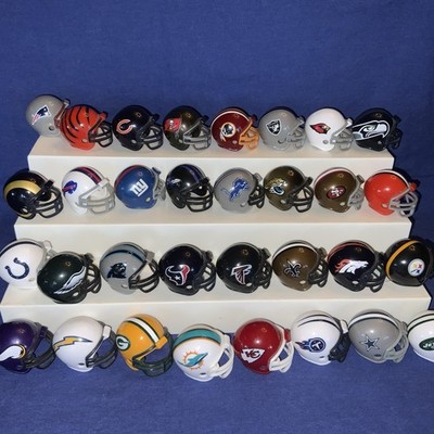 Riddell NFL Mini Plastic Football Helmets Lot of 32 Team Helmets