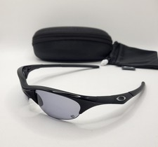 New OAKLEY HALF JACKET 1.0 JET BLACK w/ LIGHT GREY TRANSITION Sunglasses 13-711