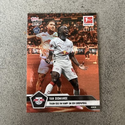 Topps NOW Yan Diomande  13/25 Bundesliga - RB Leipzig - 2025/2026 - Card 174