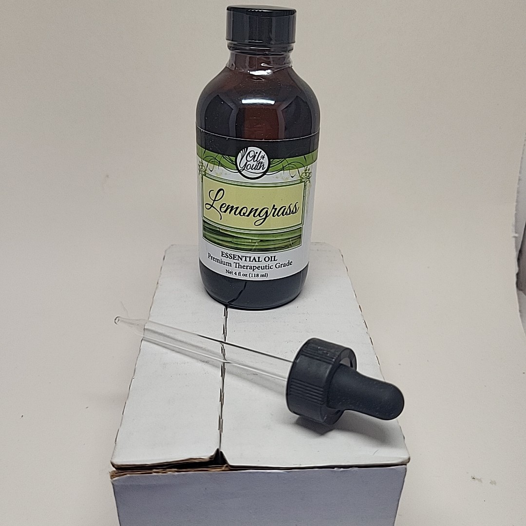 Of Youth Lemongrass Premium Grade Essential Oil, 4oz "exp 8/25"