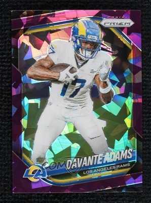 2025 Panini Prizm Purple Ice Prizm 140/225 Davante Adams #104 18pg