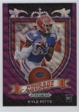 2021 Panini Prizm Draft Picks Crusade Purple Wave Prizm Kyle Pitts #167 0yi8
