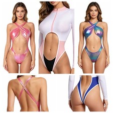 US Women Extreme Swimwear One Piece Swimsuit Monokini Bikini Lingerie Beachwear