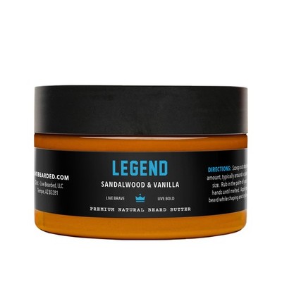 Beard Butter, 3 fl oz - Made in the USA - All-Natural Leave-in Conditioner an...