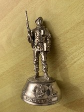 Chas Sneddon Scots Guard Soldier Pewter Figure. Preowned In Very Good Condition