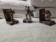 NY Giants Cold Cast Bronze Bookends - Complete set of 3