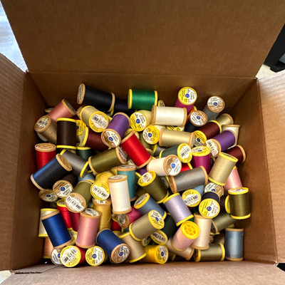 Coats & Clark Cotton Machine Thread Spools Multicolor Assorted Lot S970