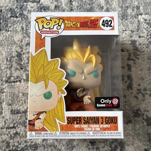 Funko Pop! Dragon Ball Z Super Saiyan 3 Goku GameStop 492