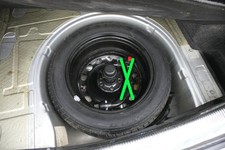 1x Passat 3C Golf Reifen Sommerreifen 205/55 R16 91W Felge 7-8mm Ersatzrad
