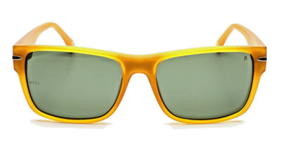 MITA Sunglasses Bayside Square Matte Honey Made from Water Bottles 56-17-145