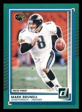 2025 Donruss #166 Mark Brunell Press Proofs Green