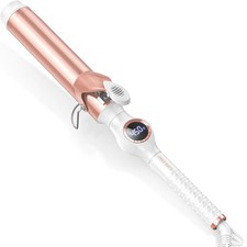 1.5 Inch Curling Iron Large Barrel Curling Wand Ceramic Tourmaline Dual