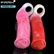 Silicone Penis Enlarge Sleeve Fantasy Hollow Cock Sheath For Men Girth Enhancer