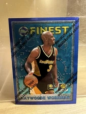 1996 Topps Finest Haywoode Workman #168 Basketball DNA Games